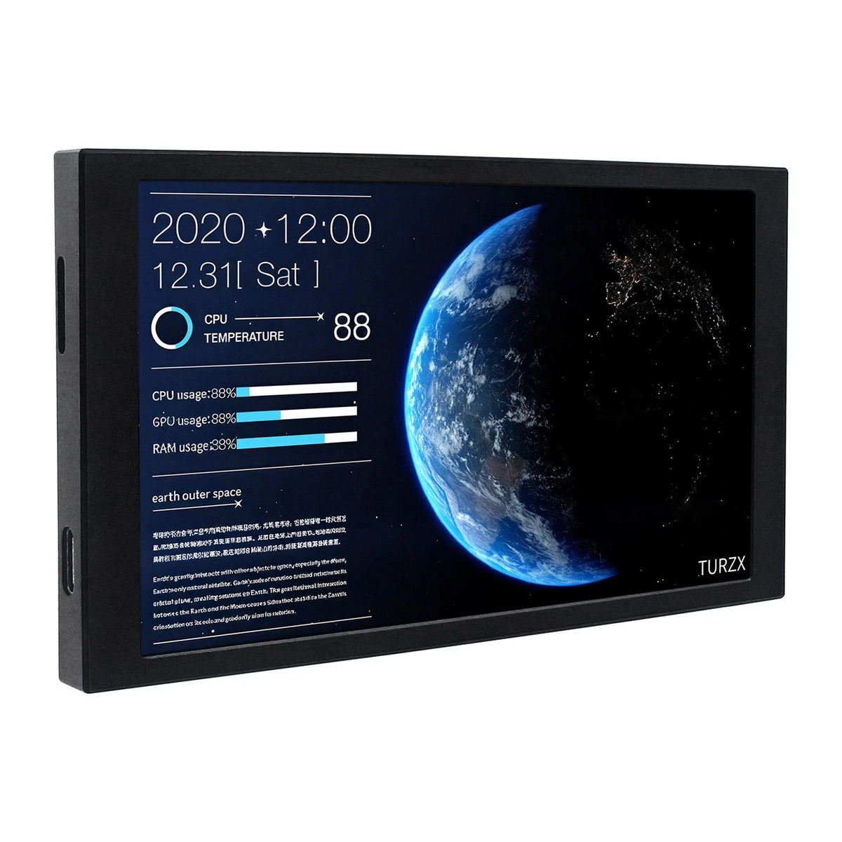 2X 5 Inch IPS Display Portable Monitor for USB Connection