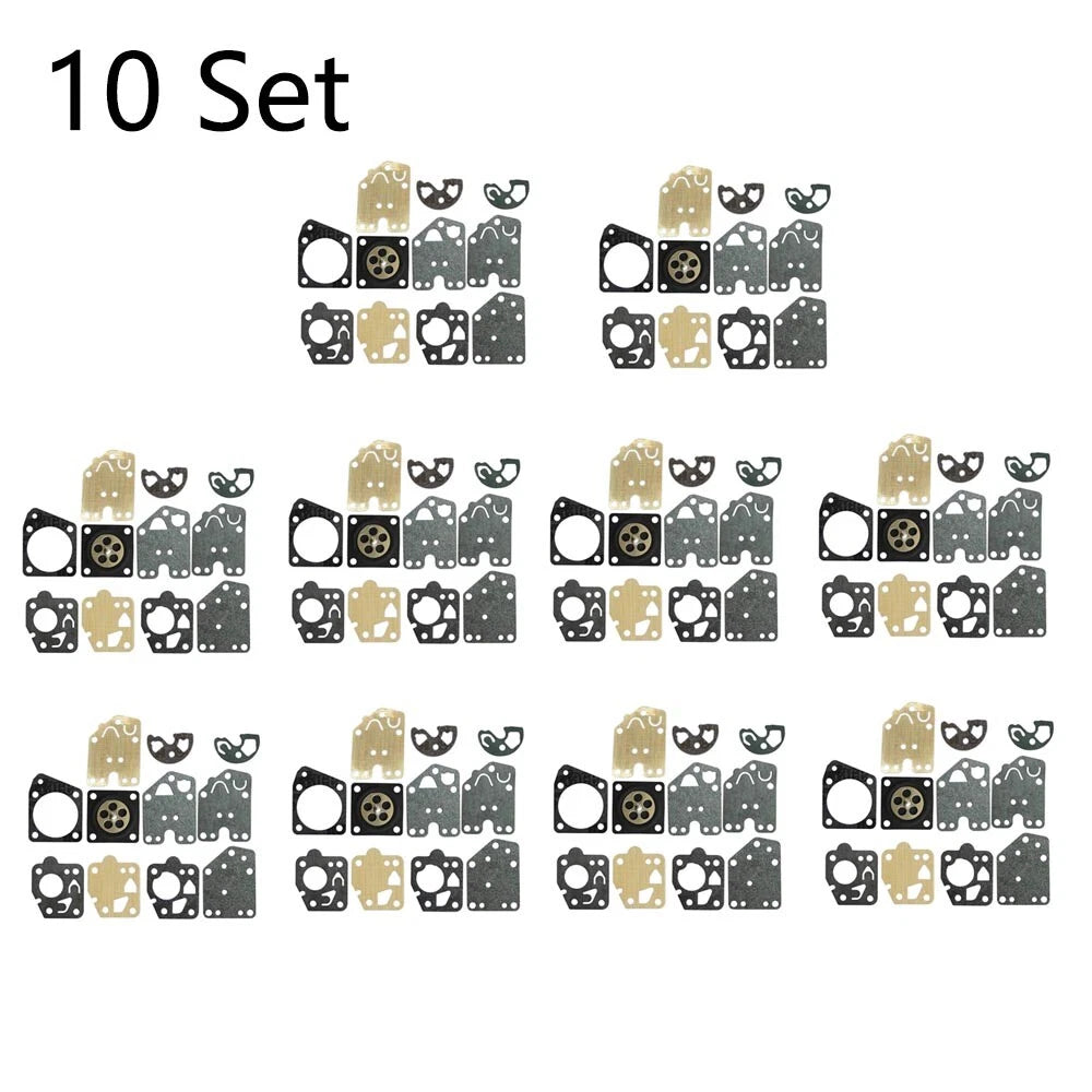 Set of 10 Carburetor Repair Diaphragm Kit for Shindaiwa C350 B450 B452 (99909-451, P05)