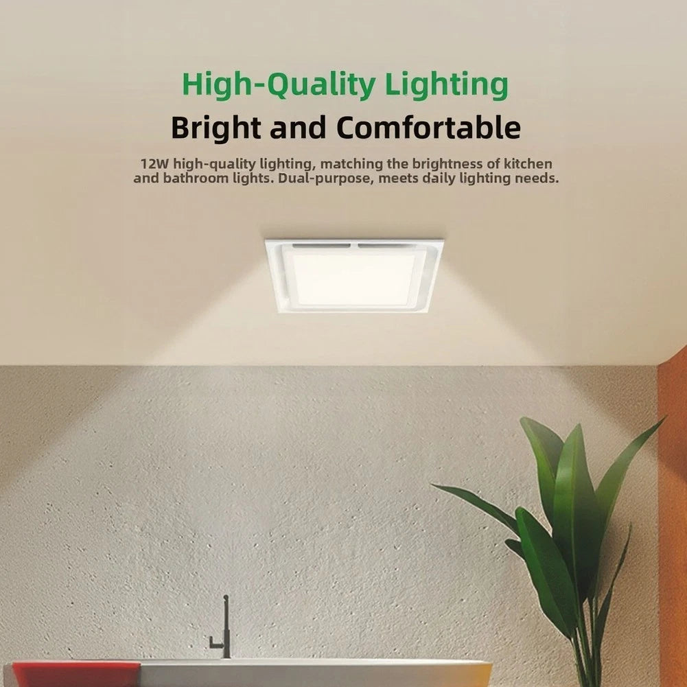 170m3/h Airflow Ceiling Fan with 12W LED Light for Home Use (300mm)