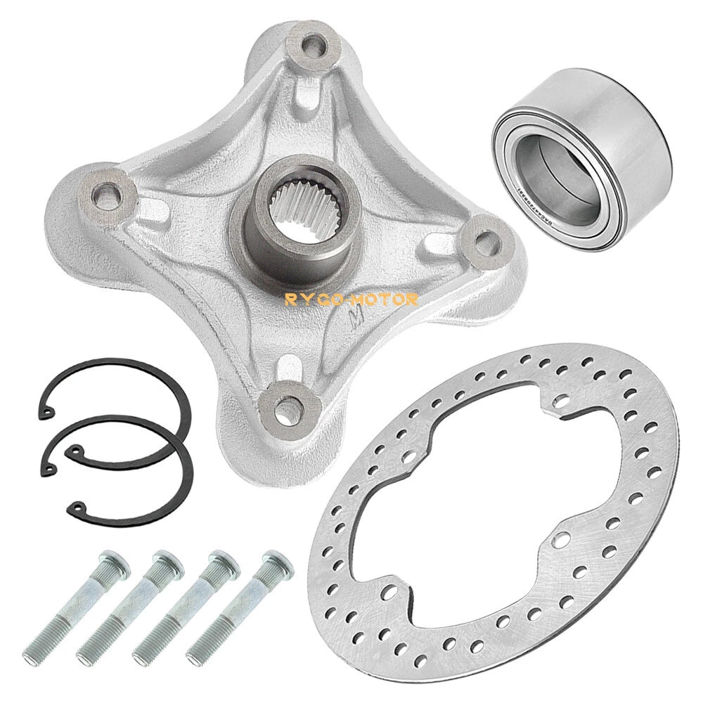 Rear Wheel Hub & Bearing & Brake Rotor Kit for Polaris Sportsman (2009–2023)