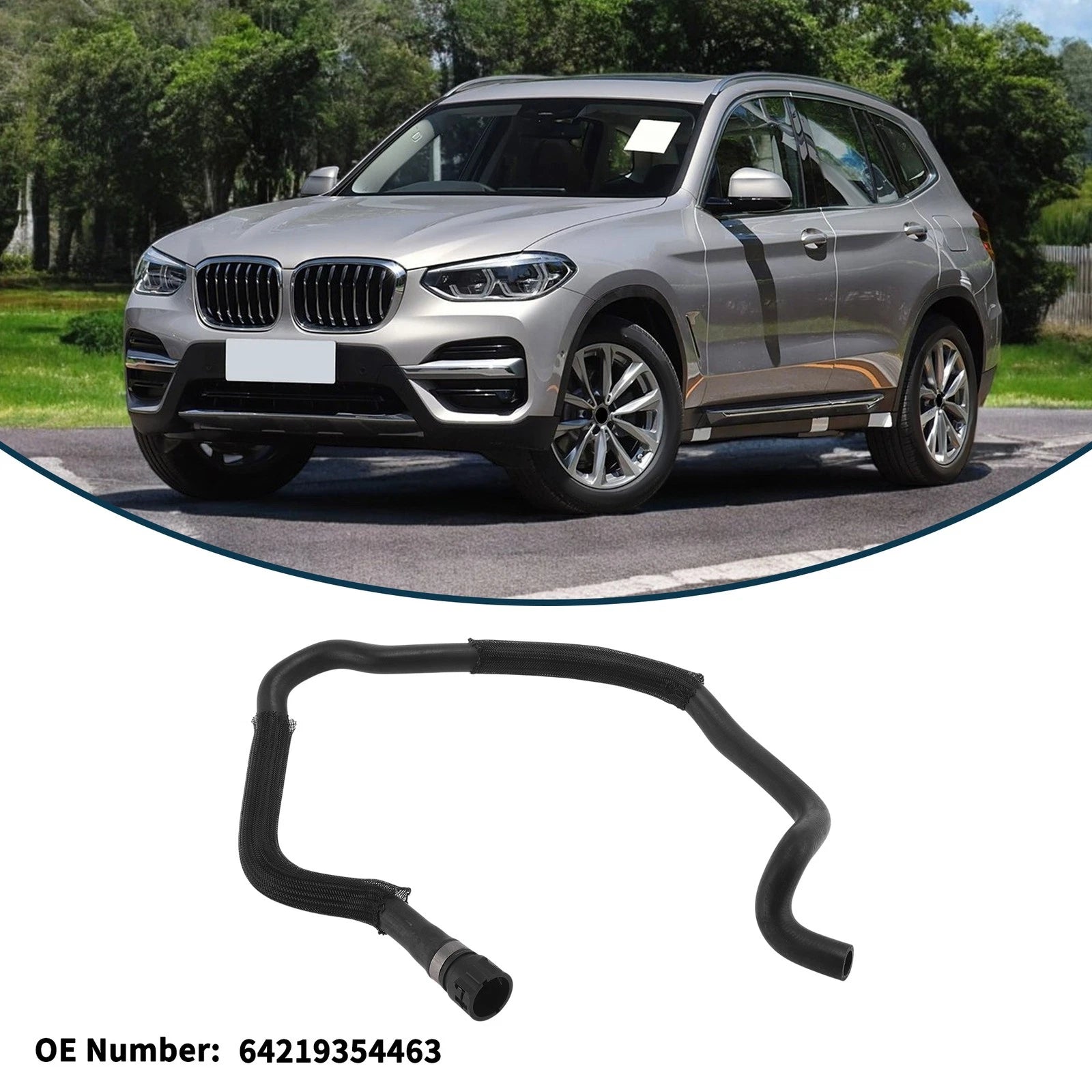 Radiator Hose for BMW X3 Coolant Pipe (2017–2021)