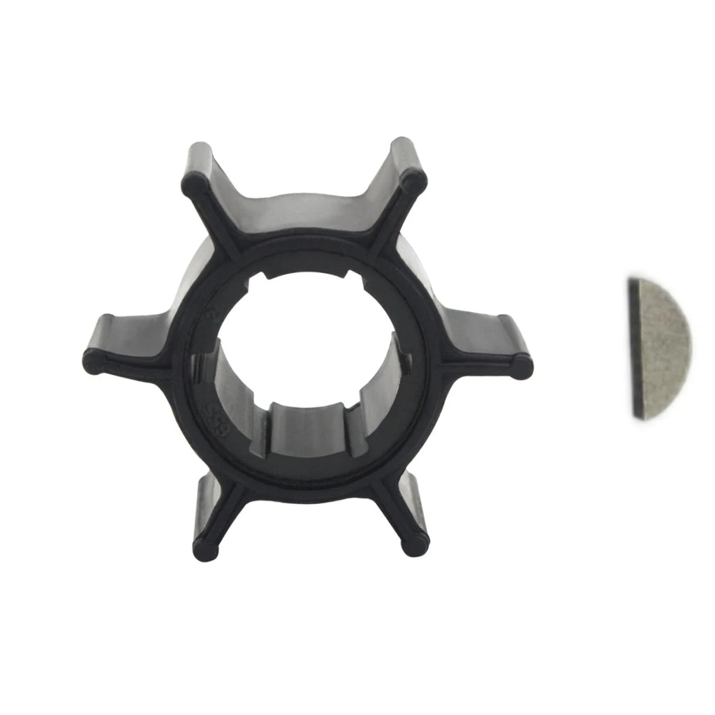 Water Pump Impeller with Key for Yamaha 2-Stroke 6hp 8hp Outboard (655-44352)