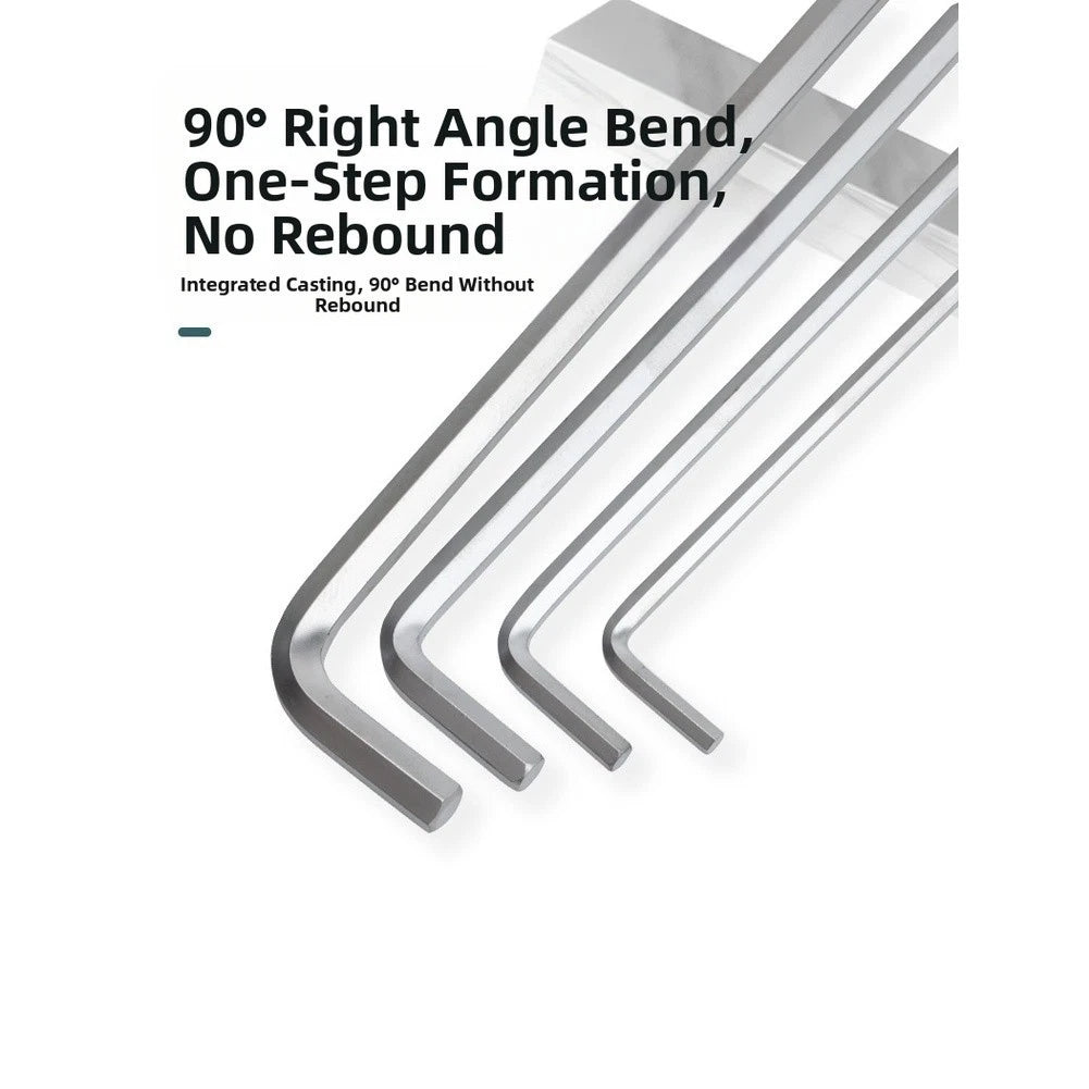 Set of 4 Hex Key Wrenches for CRV (Steel, Long Arm)