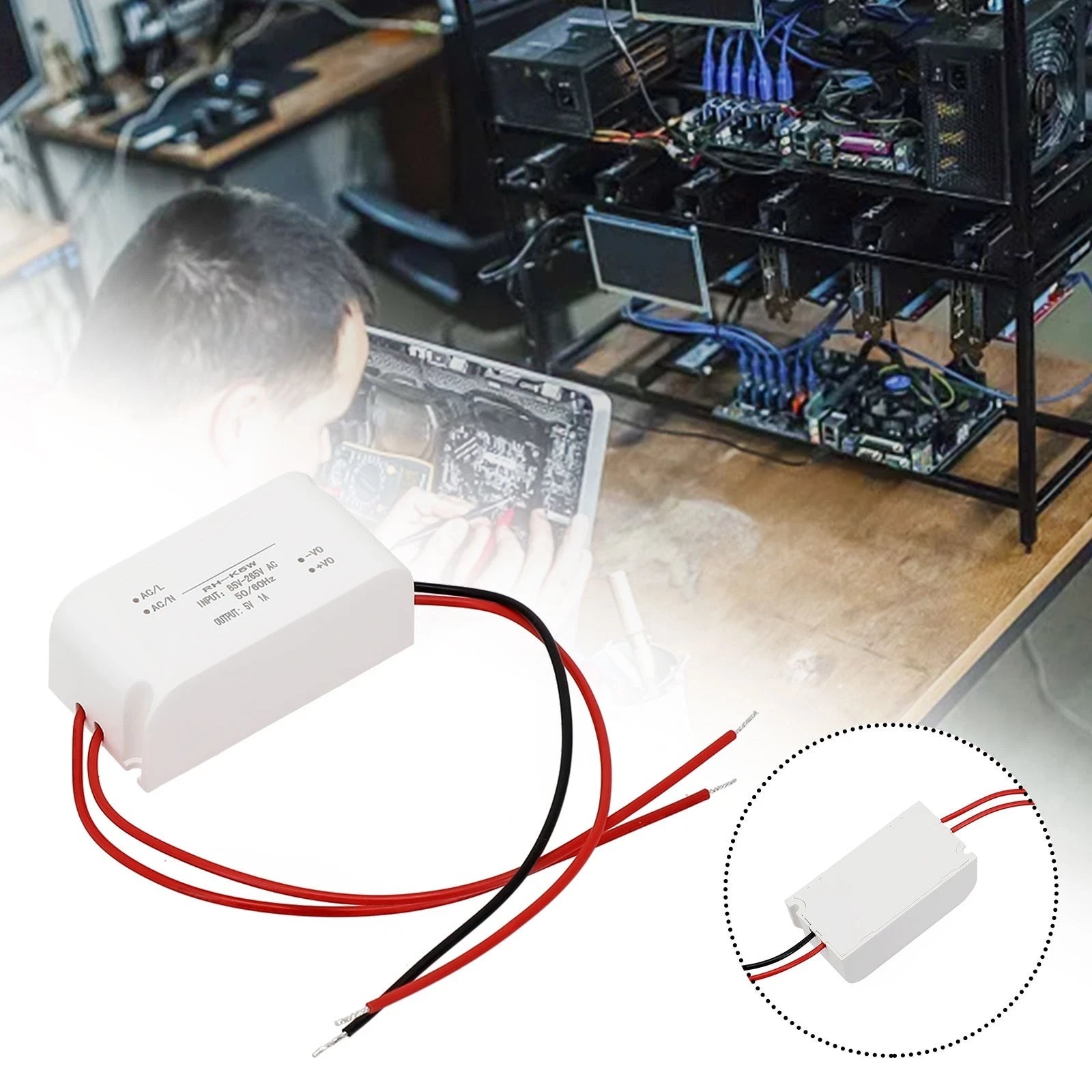 1A5W Power Supply Module for 220V to DC 5V Conversion
