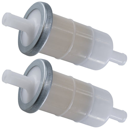 2x Fuel Filter Set for Yamaha YT3600M YT6800 Lawn Tractor (1988–1990)