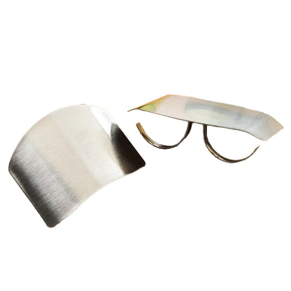 4pcs Stainless Steel Finger Guards for Safe Slicing and Dicing