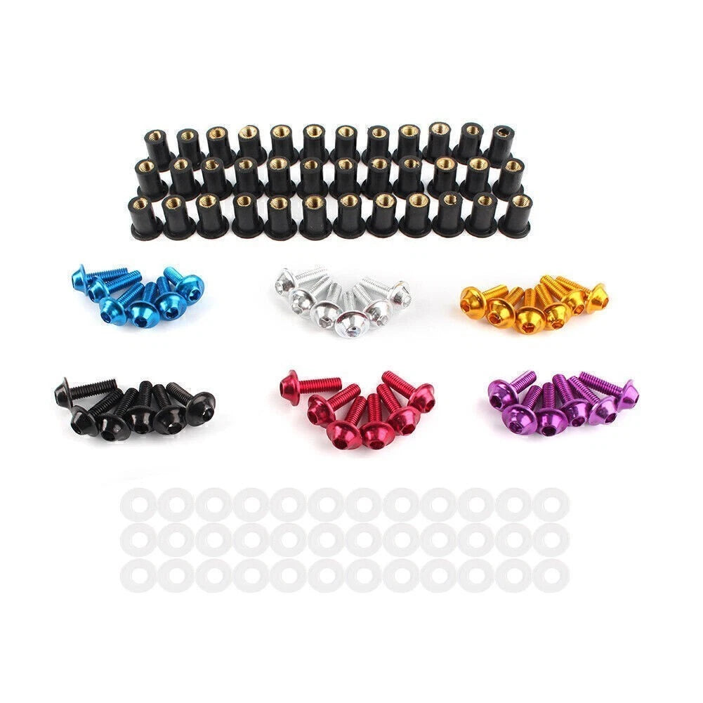 Aluminum Windshield Bolts for Honda CB1000R CBR600 CBR900RR (2008–2023)