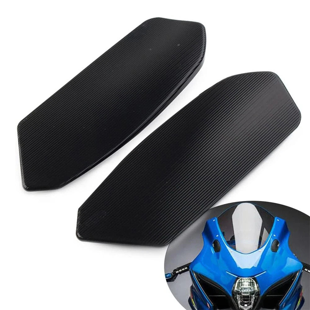 Mirror Block Off Plates Hole Caps Black for Suzuki GSX-R1000 (2001–2023)