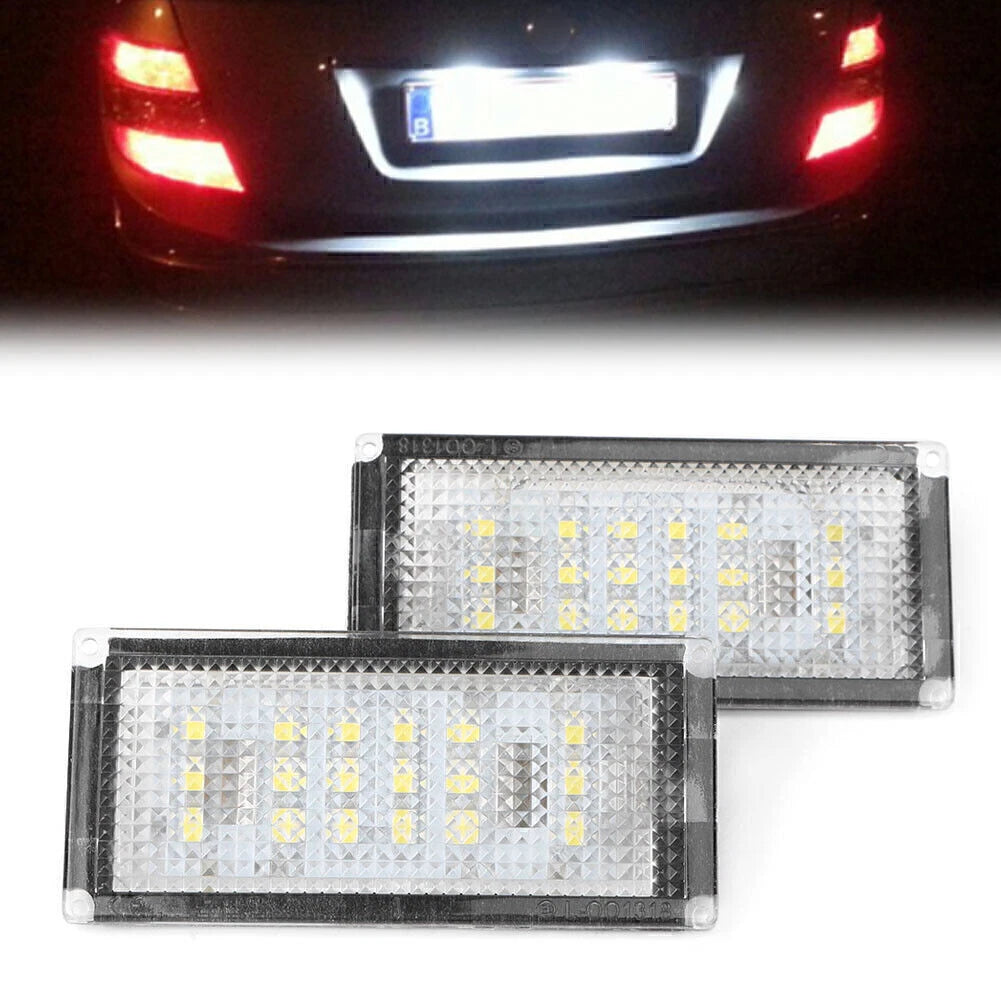 2pcs Error Free LED Number License Plate Lights Lamp fit BMW 3 Series E46 2D