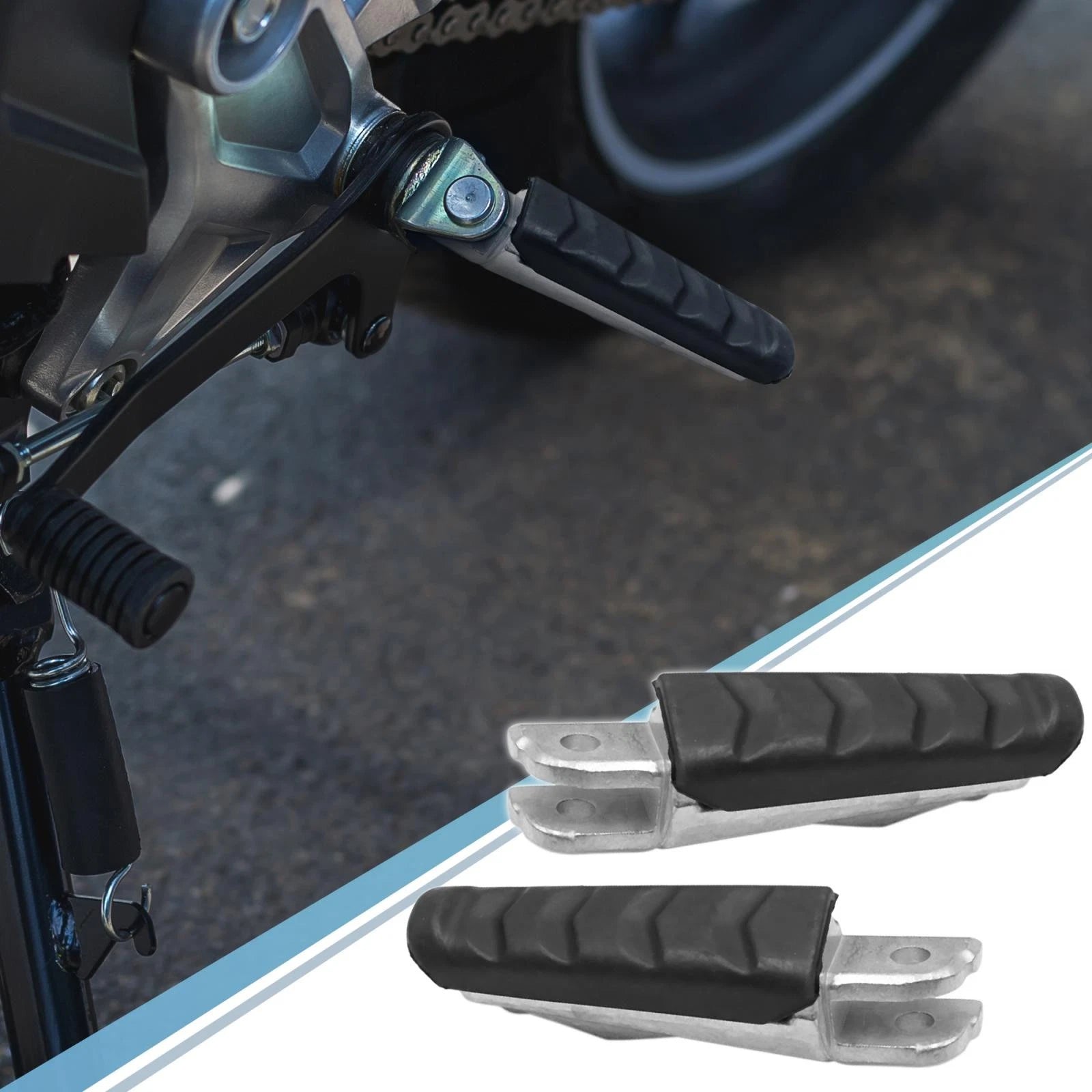 Footrest Footpeg Pair 8mm Aluminum for BMW Motorcycle (2005–2020)