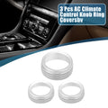 Car AC Radio Switch Knob Cover Decals for Dodge Durango (2014–2020)