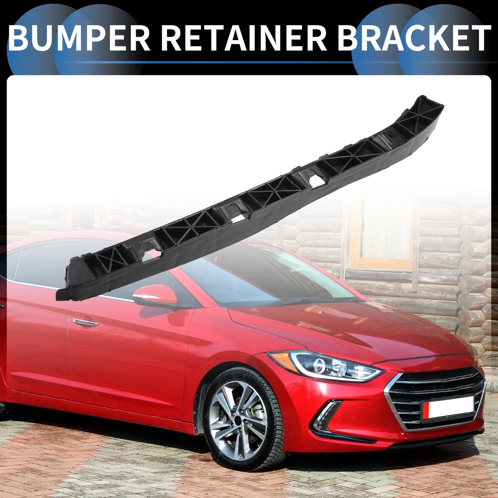 Right Rear Bumper Retainer Bracket Replacement for Hyundai Elantra (2011–2016)