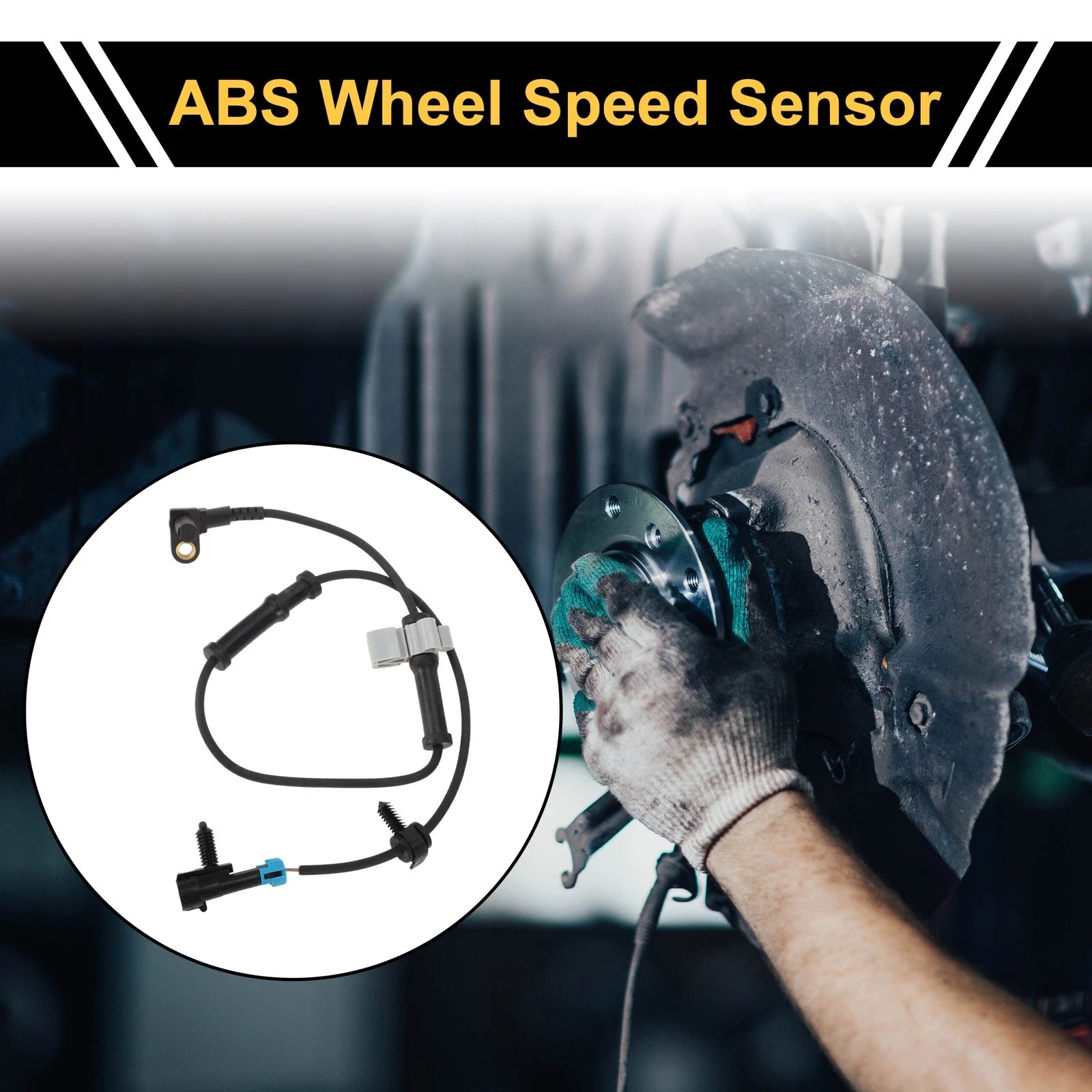 ABS Wheel Speed Sensor for GMC Sierra 2500 HD (2007–2010) 1 Pc Front Left Right