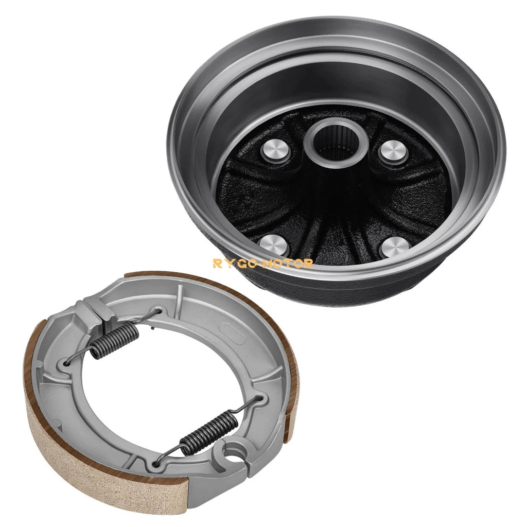 Rear Brake Drum & Shoes Kit for Yamaha Big Bear 350 YFM350U YFM350FW (1996–1999)