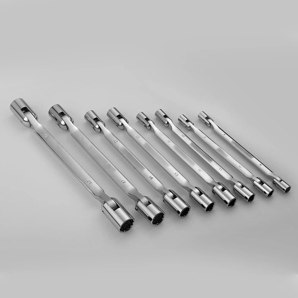 Rotatable Double Head Socket Wrench for Universal Use