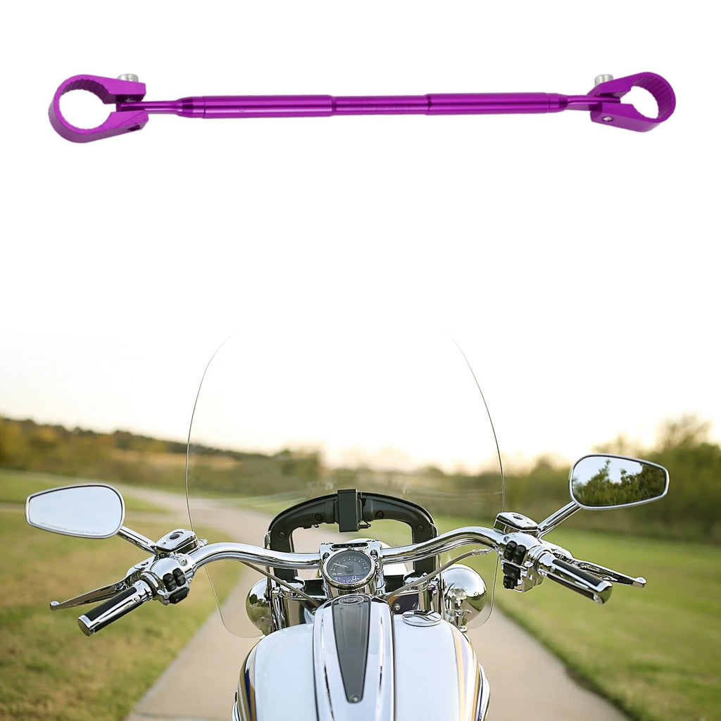 Motorcycle Handle Bracket Adjustable Handlebar for Bike Handlebar Purple (1)