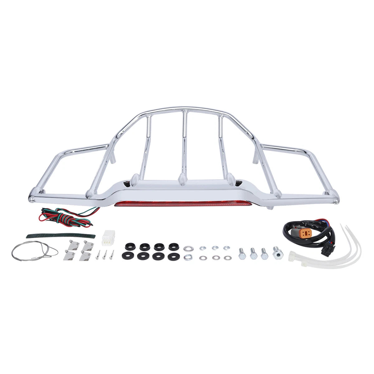 Chrome Trunk Luggage Rack for Harley Road King Glide (1993–2013)