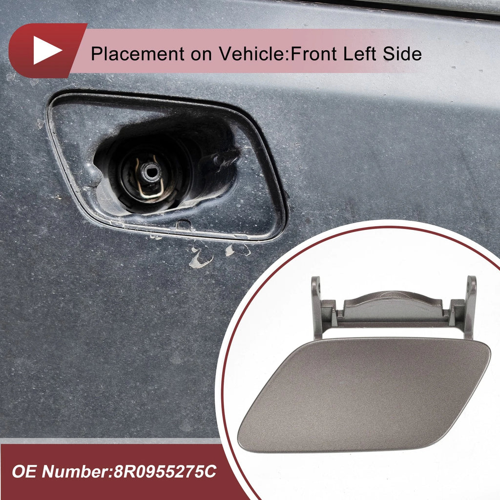 Front Left Washer Nozzle Cover Cap Replacement for Audi Q5 (2013–2017)