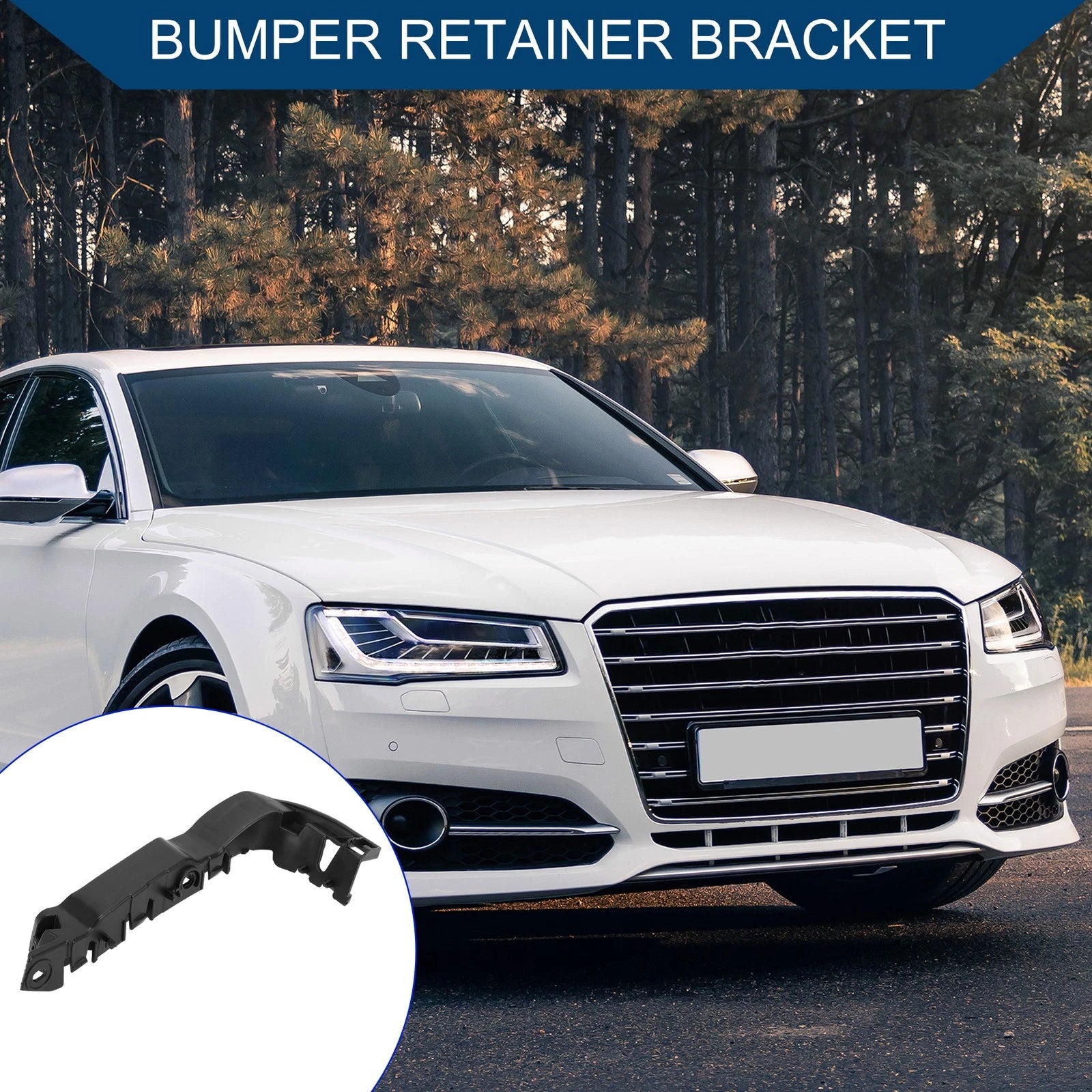 1pc Right Front Bumper Support Bracket No. 8V5807184 for Audi A3 (2015–2019)