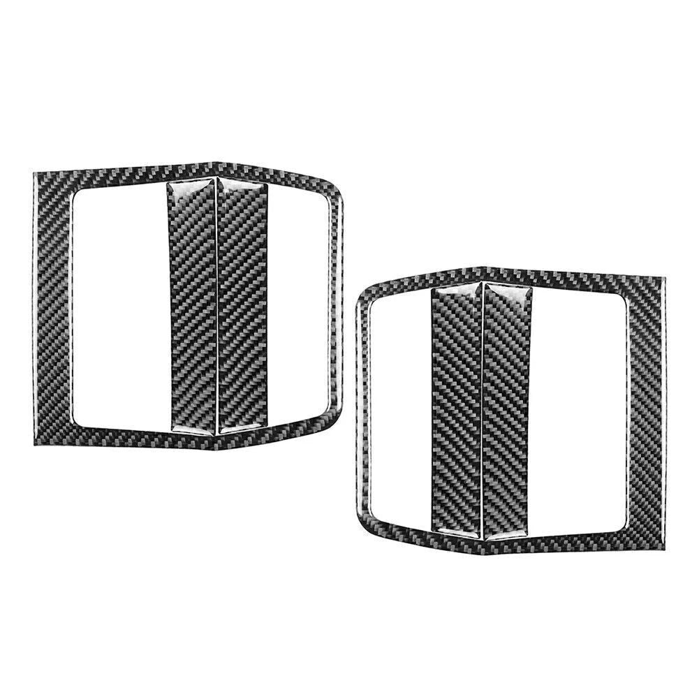 Carbon Fiber Interior Door Pusher Panel Cover Trims for Dodge Challenger (2008–2014)