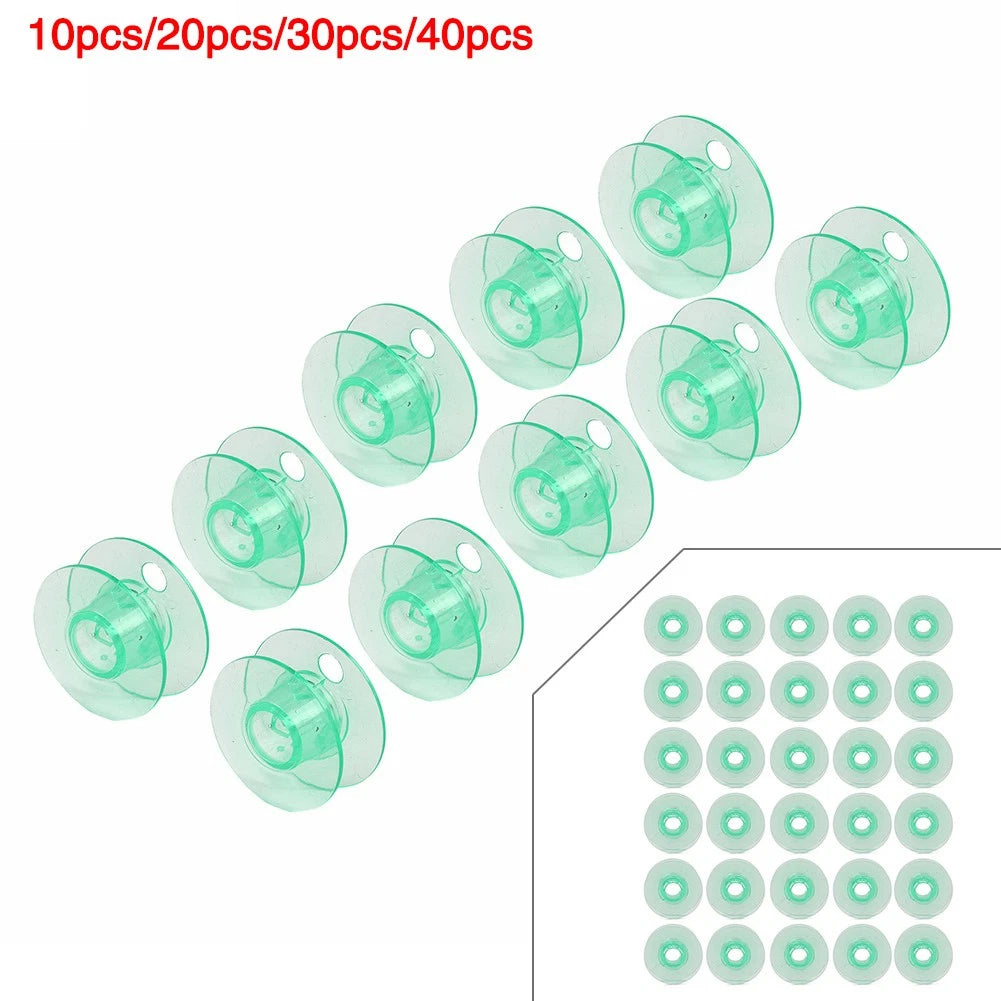 Green Bobbins for Viking White Pfaff Machines