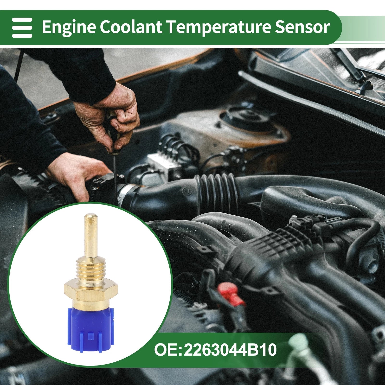Engine Coolant Temperature Sensor No. 2263044B10 for Nissan GT-R (2012)
