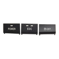 Set of 4 Center Console Buttons for BMW Models (2005–2012)