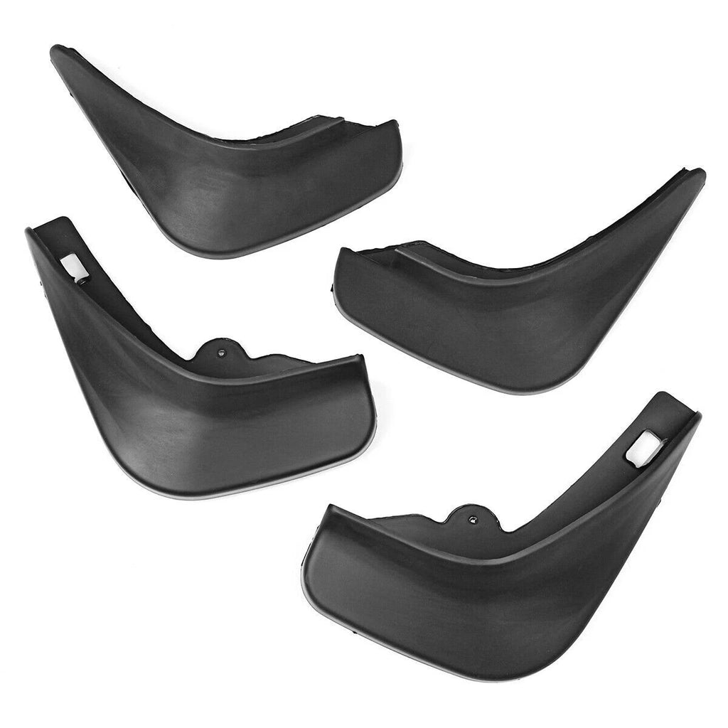 Set of 2 Black Mud Flaps for Ford Focus Sedan MK2 MK2.5 (2005–2011)