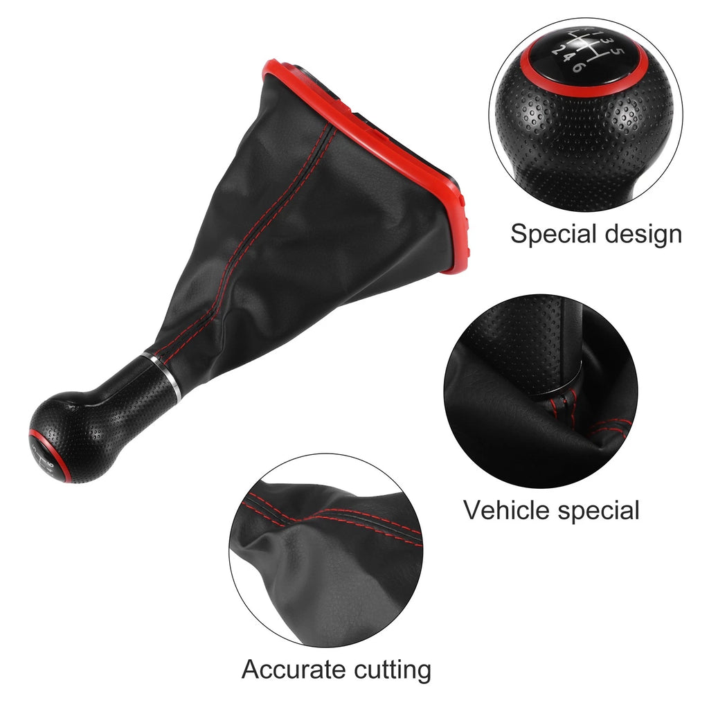 6 Speed Gear Shift Knob Boot Replacement for Volkswagen Golf 4 5 (1998–2006)