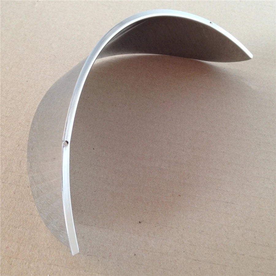Chrome Steel Universal Visor for 7" Motorcycle Headlights (Universal)