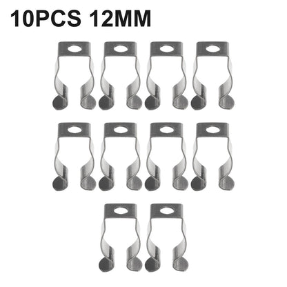 10 Pack Stainless Steel Tool Storage Clips for Garage Organization