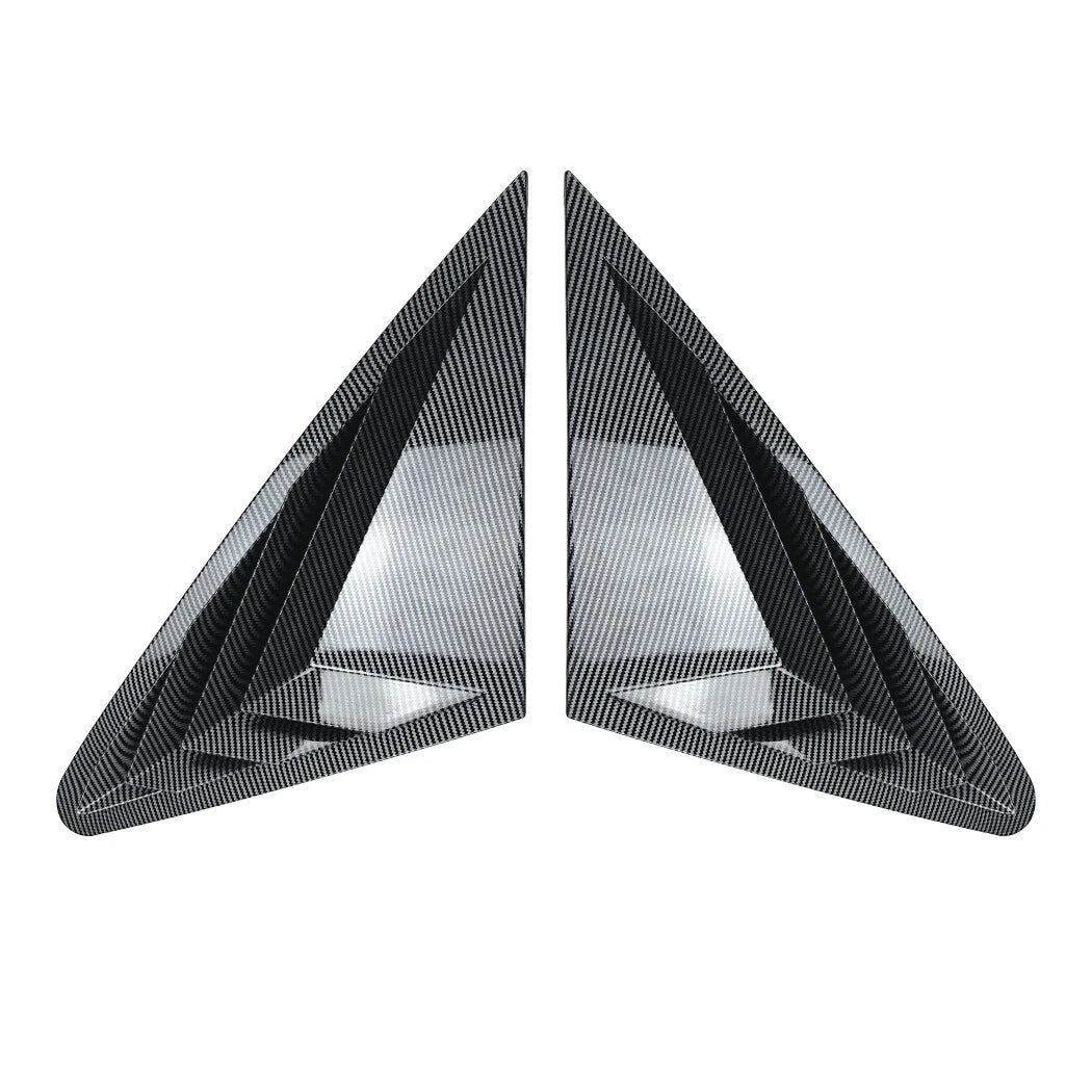 Rear Window Louver Shutter Trim for Audi Q5 (FY 2018–2023) Carbon Look