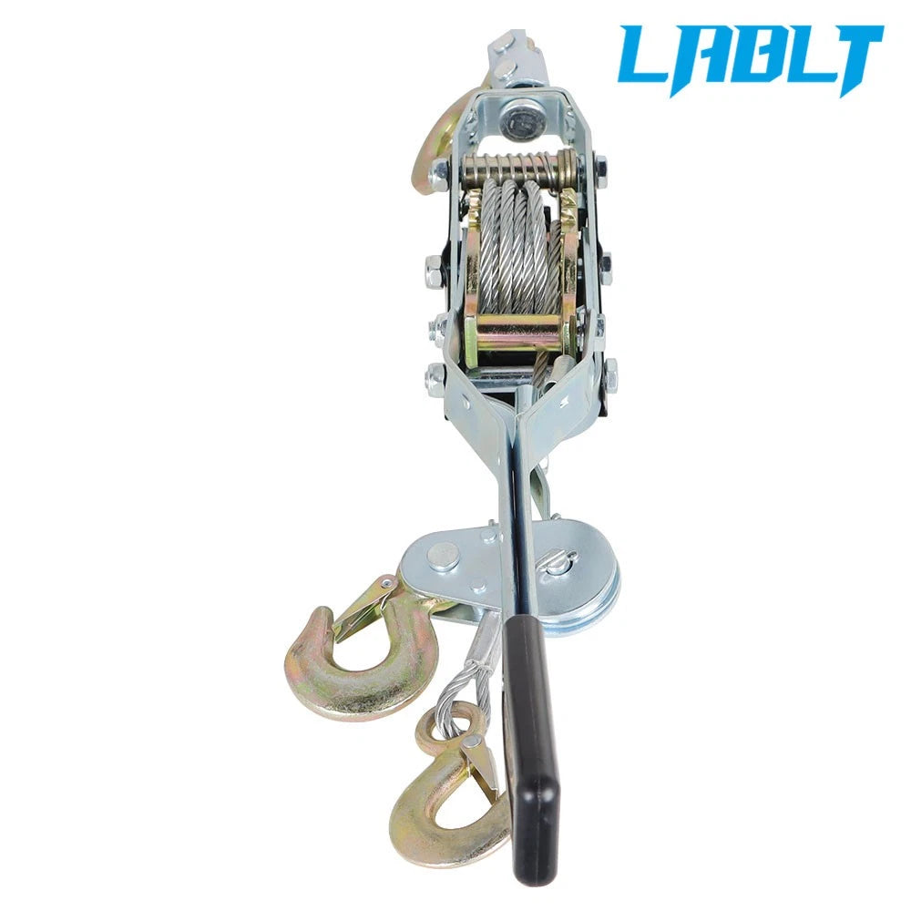 4 Ton Dual Gear Power Puller for (21 in Handle, 3 Hooks)