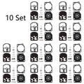 Set of 10 Carburetor Repair Kits for Stihl 009 010 011 012 011AV (C1S-S1A)