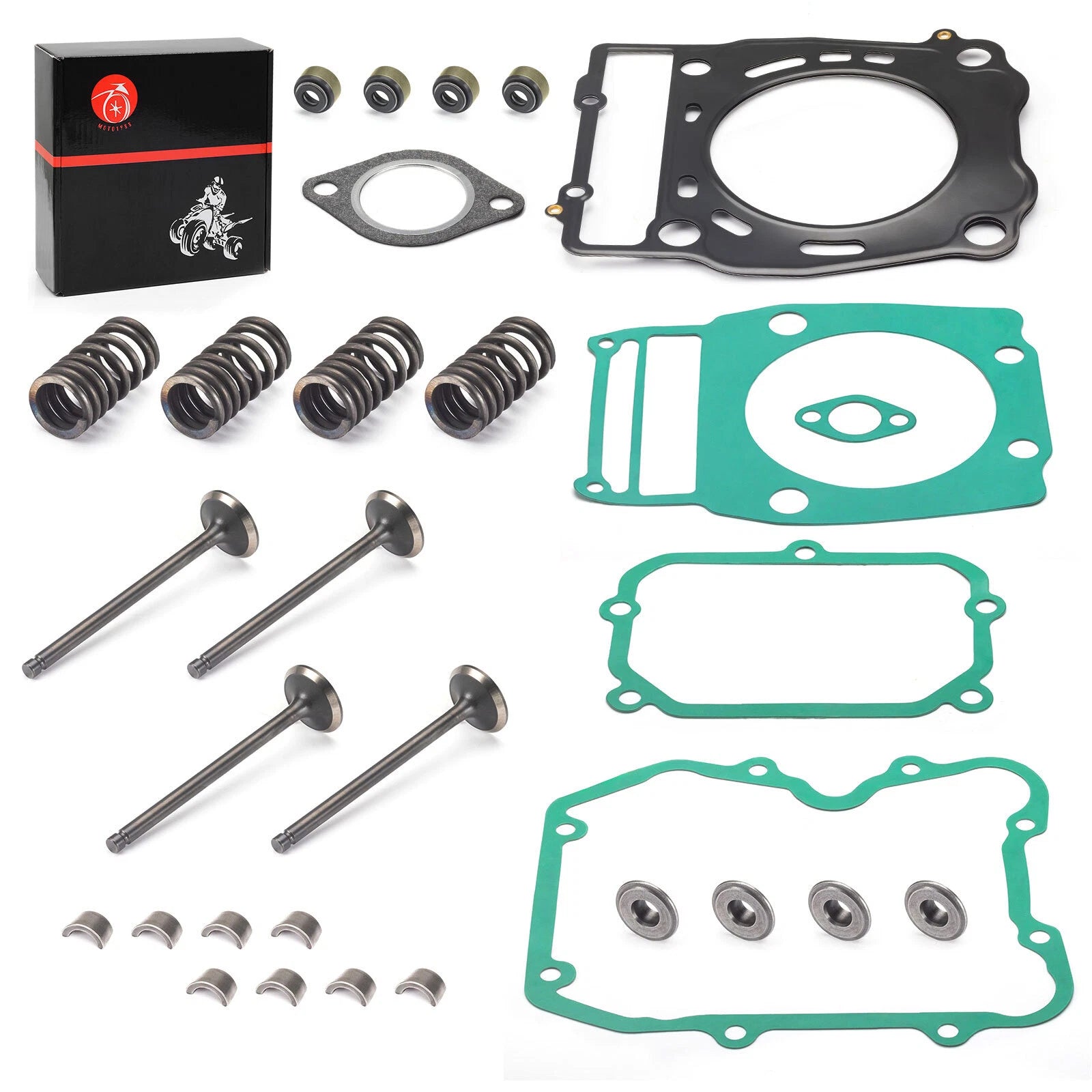 Cylinder Head Valve Gasket Kit for Polaris Sportsman Scrambler Ranger 500 (1996–2014)