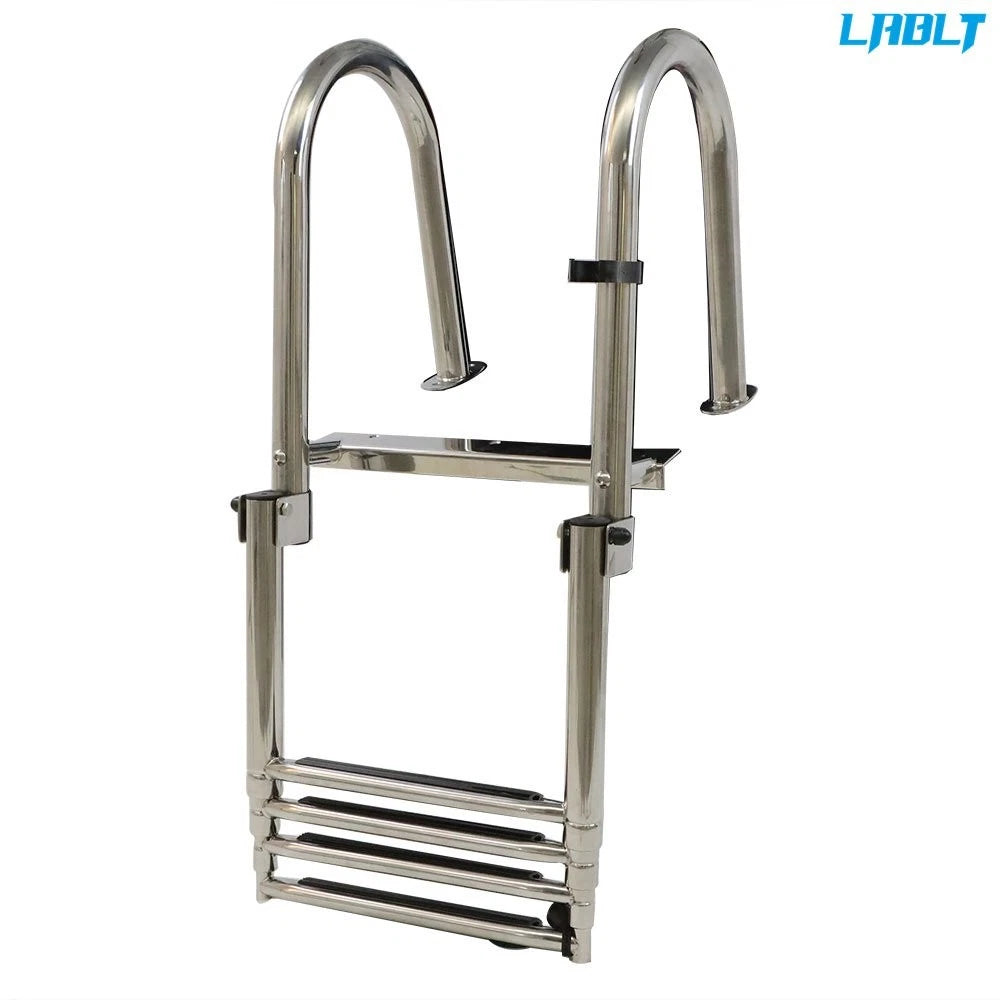 4-Step Stainless Steel Telescoping Boat Ladder (Universal Fit)