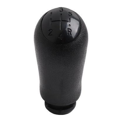 5 Speed Gear Shift Knob for Renault Clio III (2005–2012) Black Plastic