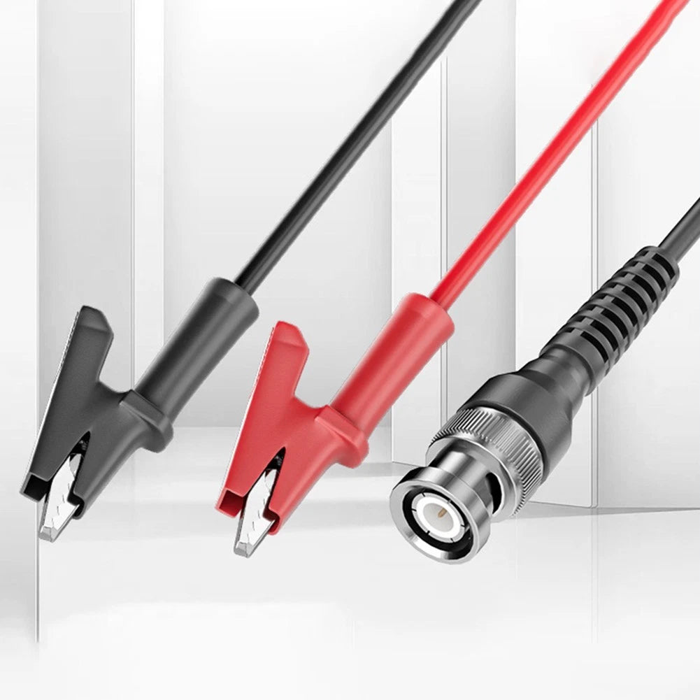 Crocodile Clip Probing Cables with Coaxial BNC Connectors (Pack of 2)