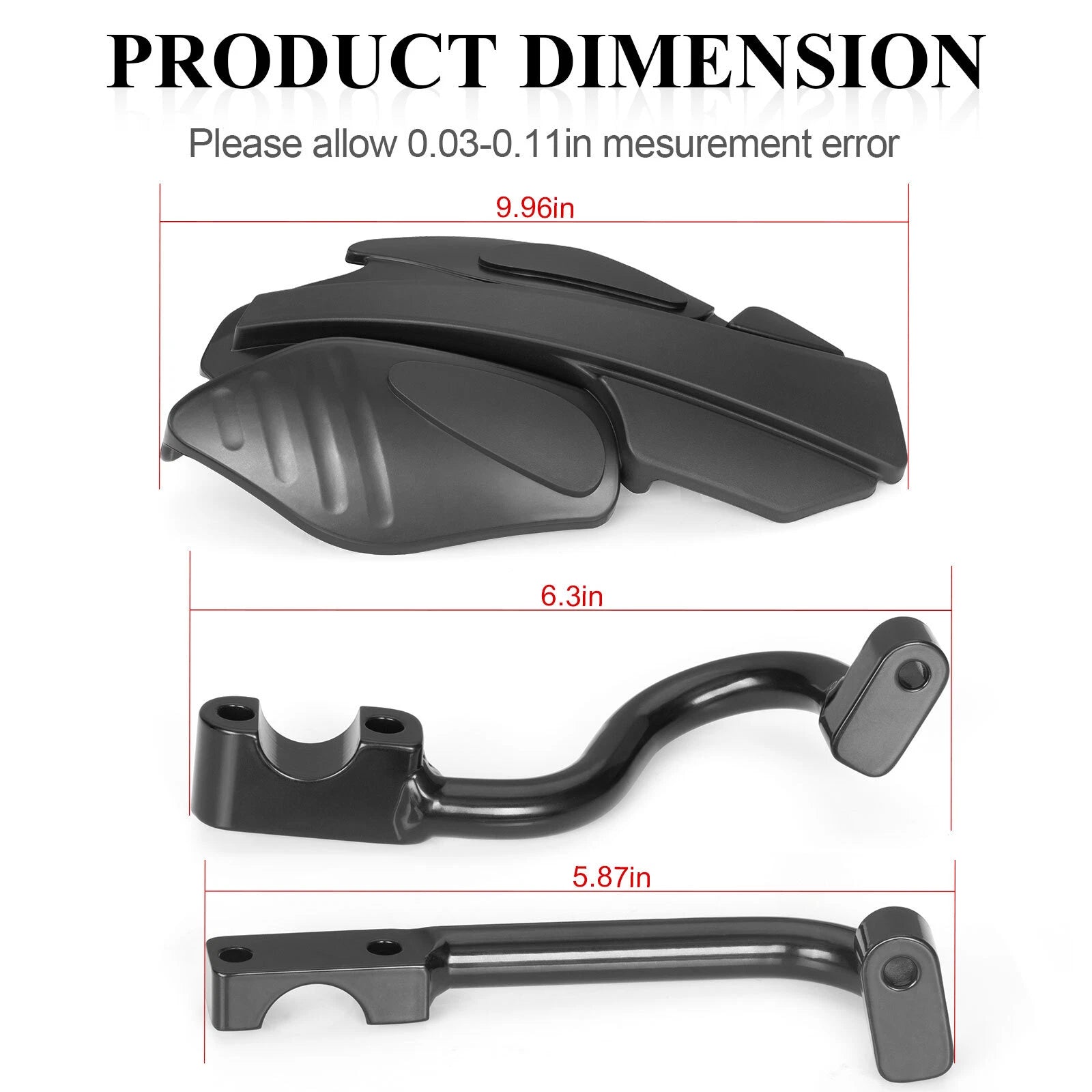 Handguards & Mount Brackets Kit for Polaris Sportsman 500 550 570 800 850 1000