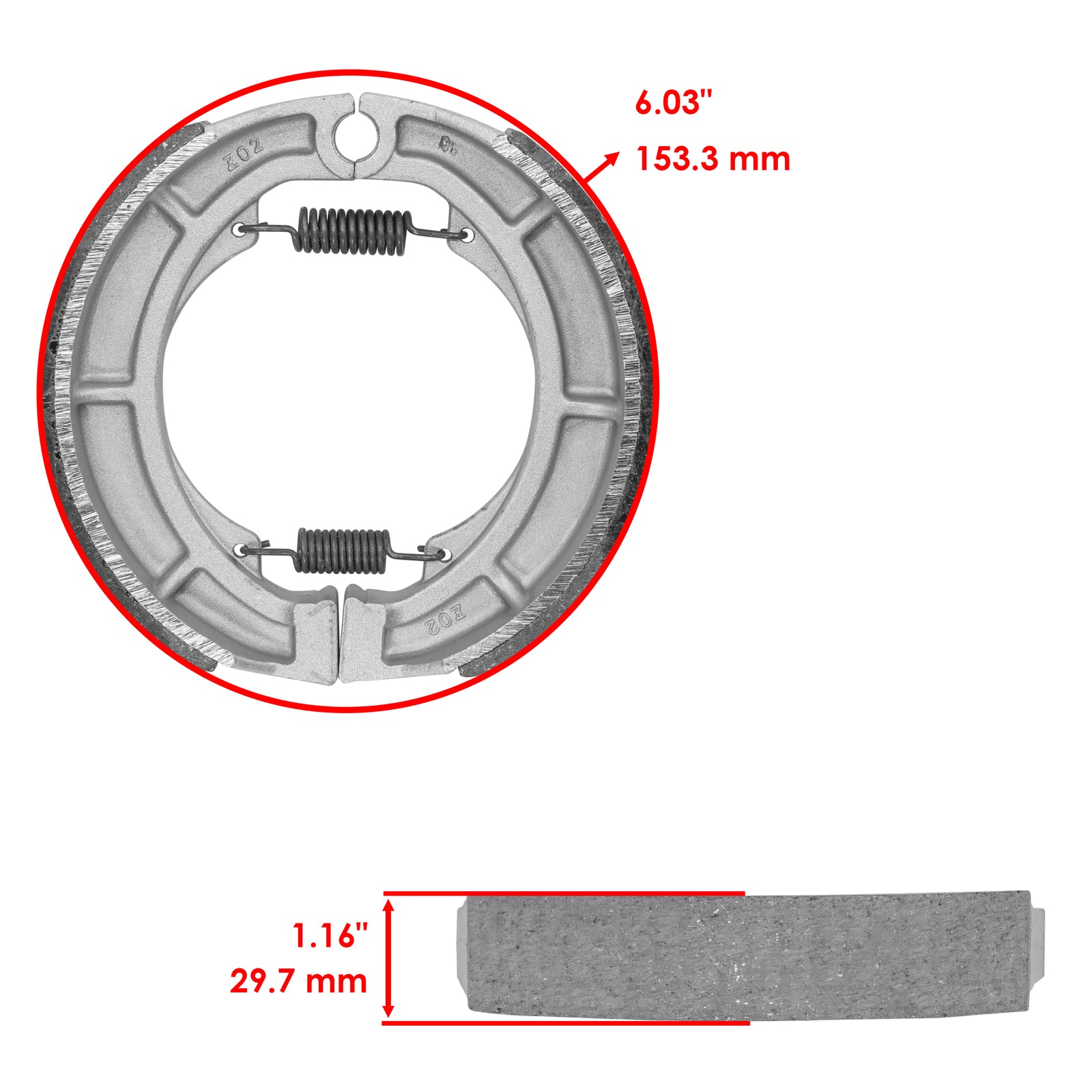 Rear Brake Shoes Replacement for Suzuki GN400 (1980–1982)