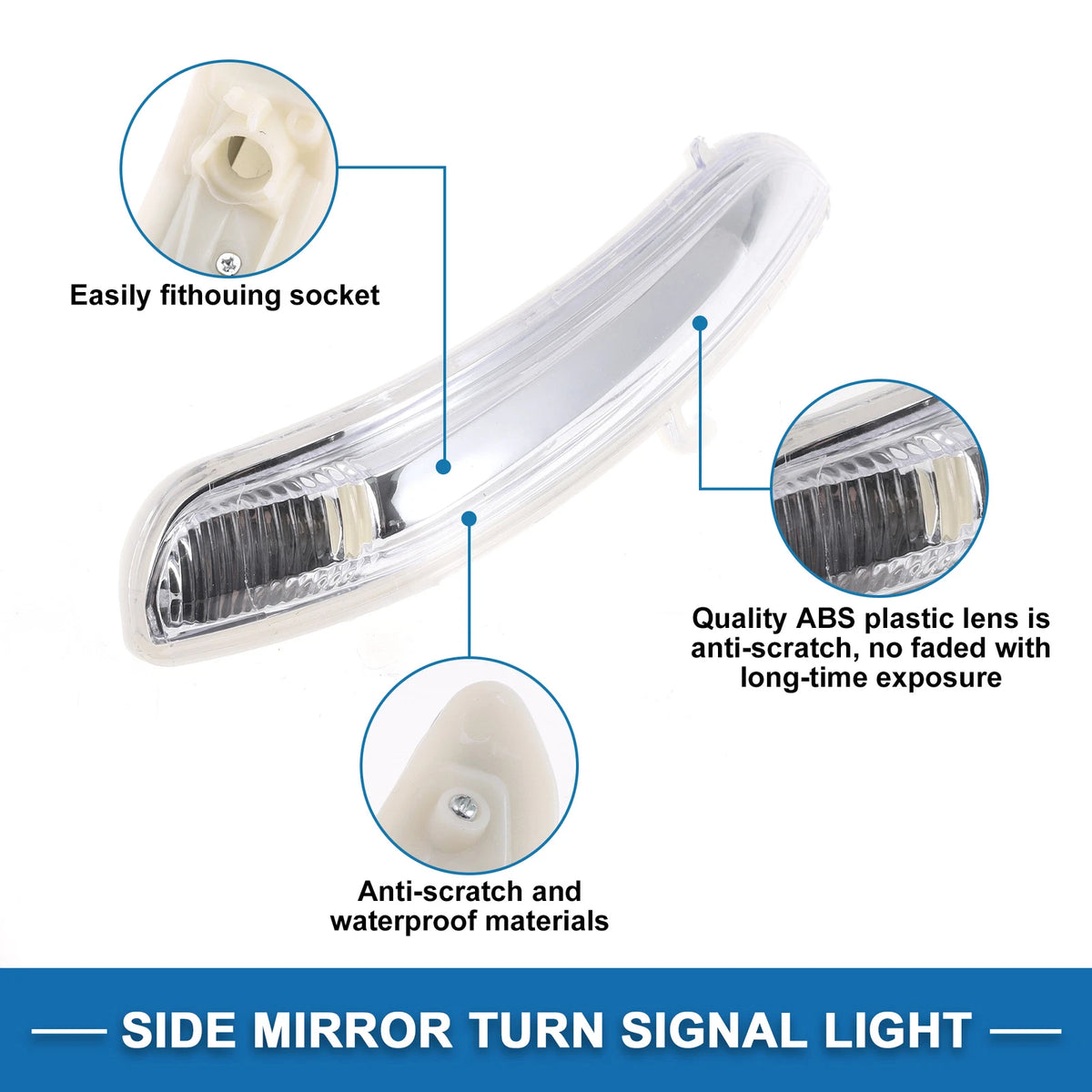 LED Turn Signal Light for Peugeot 208 (1607512680)