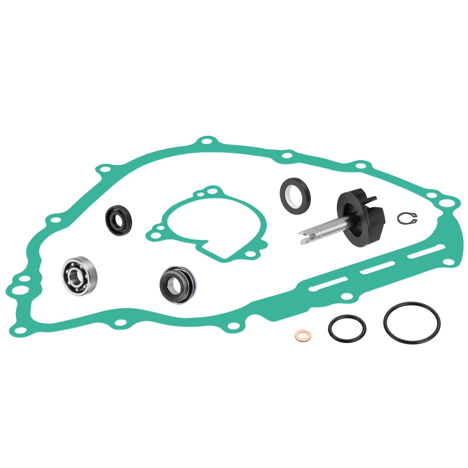 Water Pump Rebuild Kit with Impeller Shaft & Gasket for Yamaha Viking 700 (2014–2024)