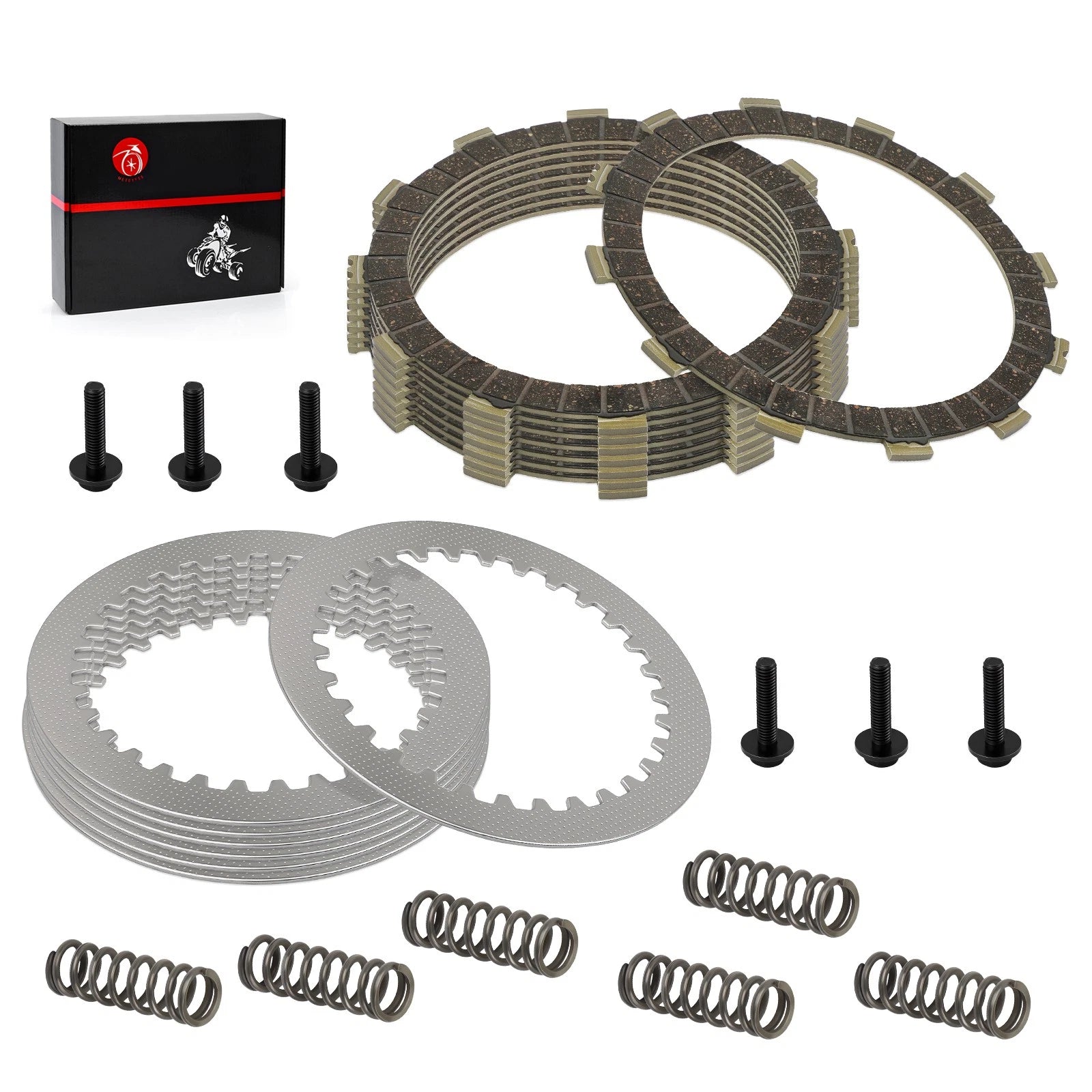Clutch Friction & Steel Plates Kit for Yamaha YZ250 (2002–2024) #3XK-16321-00-00