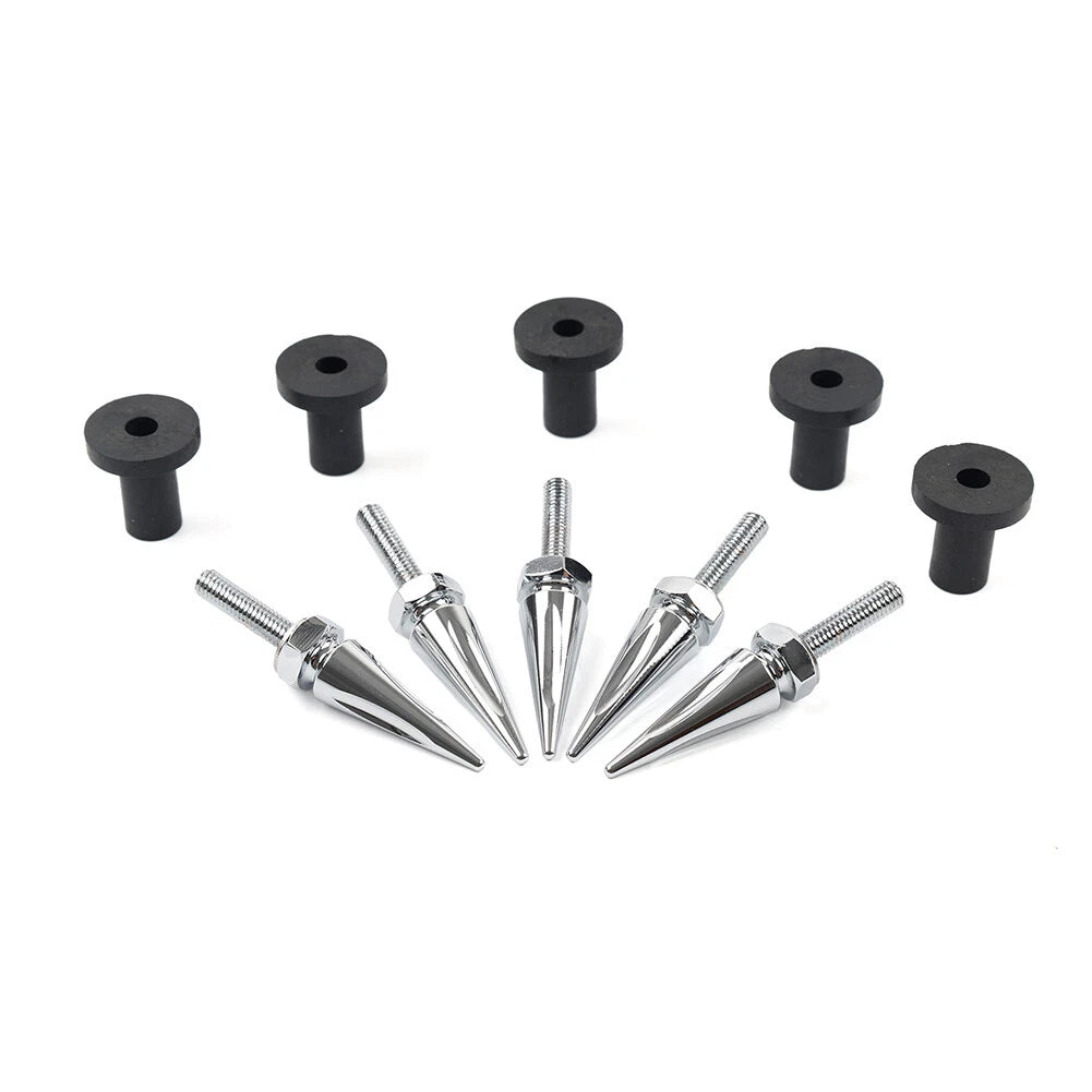 Spike Windshield Fairing Well Nut Bolt Kit for Harley Road Glide Custom (2008–2023)