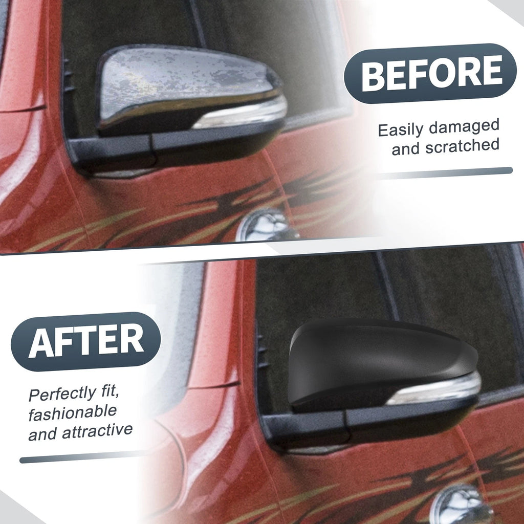 Left Side Rearview Mirror Cover Cap Replacement for Toyota Hilux (2015–2020)