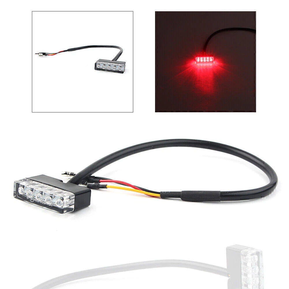 Red LED Turn Signal Indicator Blinker Light for Universal Motorcycle (12V)