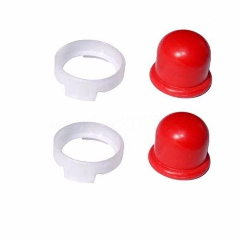 2pcs Replacement Red Rubber Bulbs for Carburetor (694394, 494408)