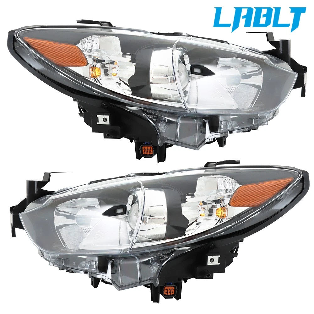 Set of 2 Halogen Headlights for Mazda 6 (2014–2017) LABLT