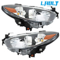 Set of 2 Halogen Headlights for Mazda 6 (2014–2017) LABLT