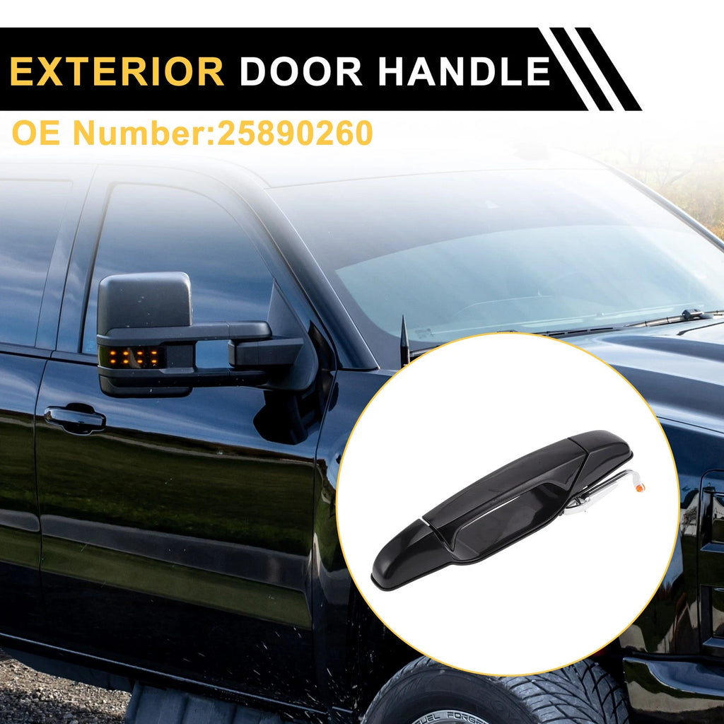 Rear Right Exterior Door Handle Replacement for Cadillac Escalade (2007–2013)